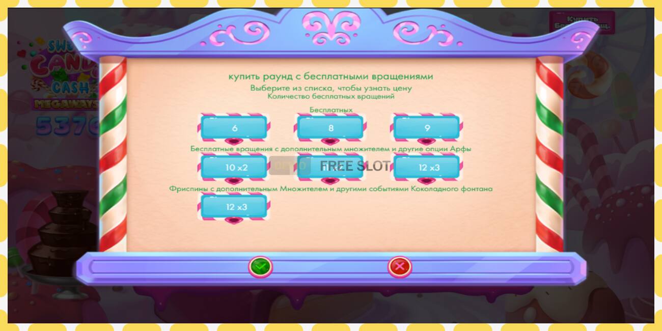 Demo slot Sweet Candy Cash Megaway free and without registration, picture - 1