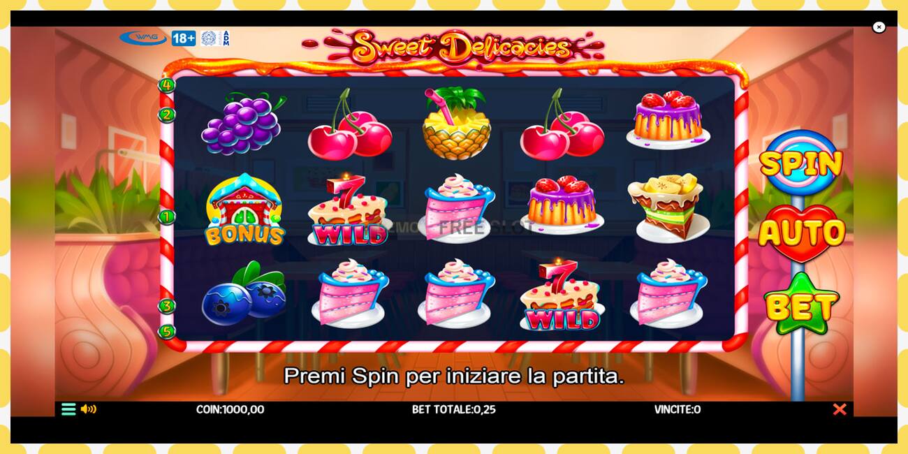 Demo slot Sweet Delicacies free and without registration, picture - 1