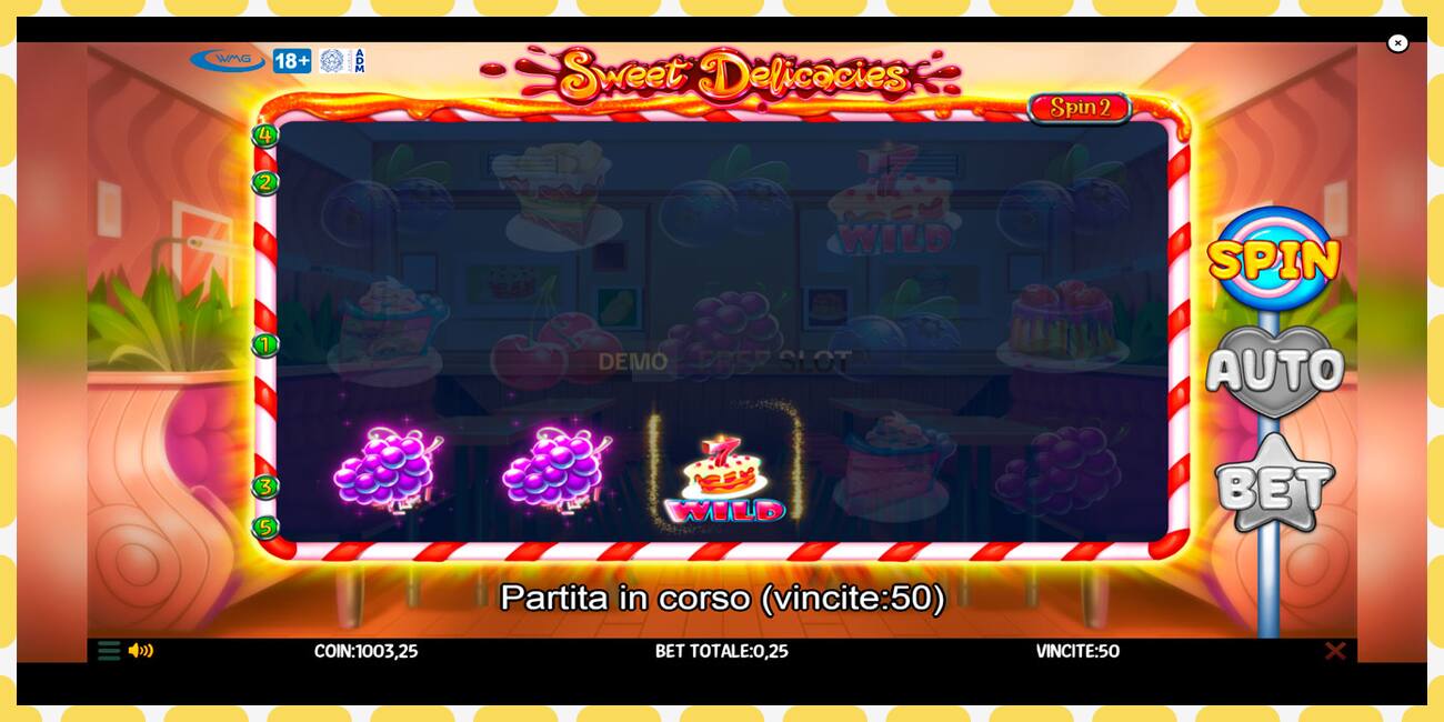 Demo slot Sweet Delicacies free and without registration, picture - 1