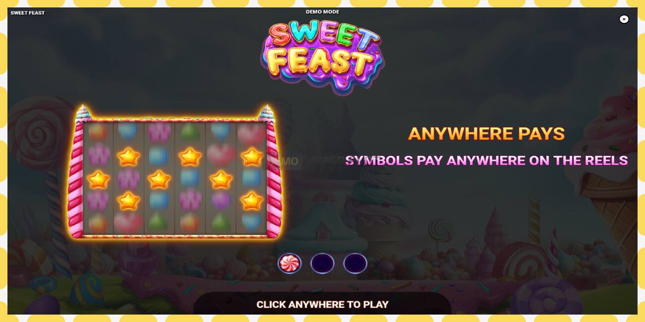 Ranura de demostración Sweet Feast gratis y sin registro, imagen - 1