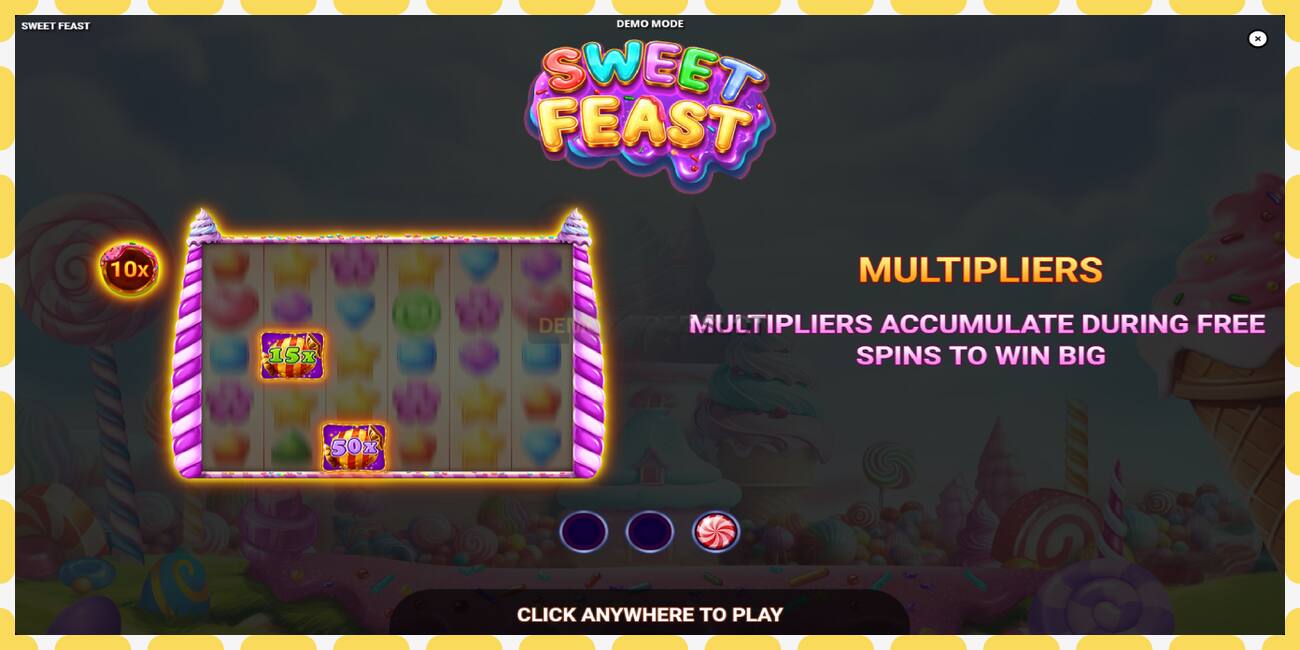 Ranura de demostración Sweet Feast gratis y sin registro, imagen - 1