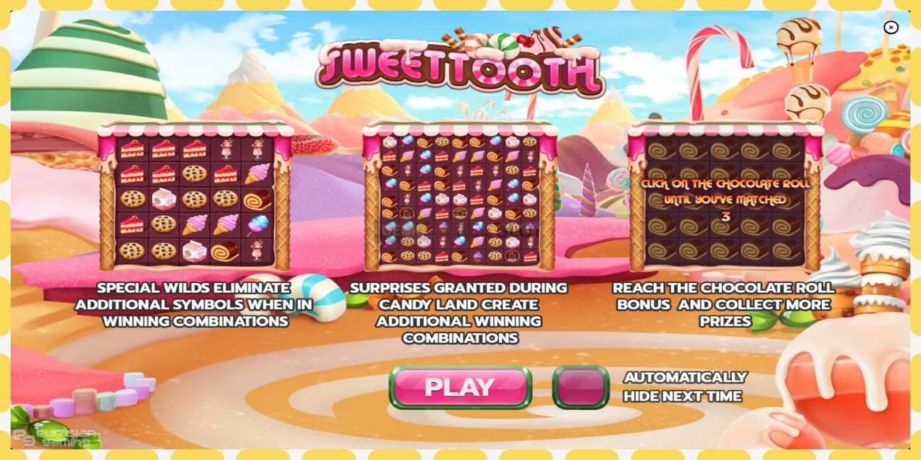 Emplacement de démonstration Sweet Tooth gratuit et sans inscription, image - 1