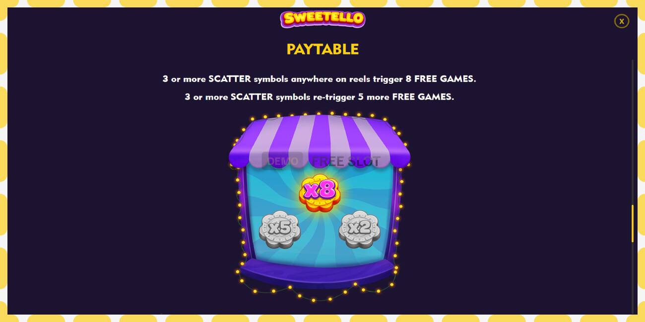 Demo slot Sweetello free and without registration, picture - 1