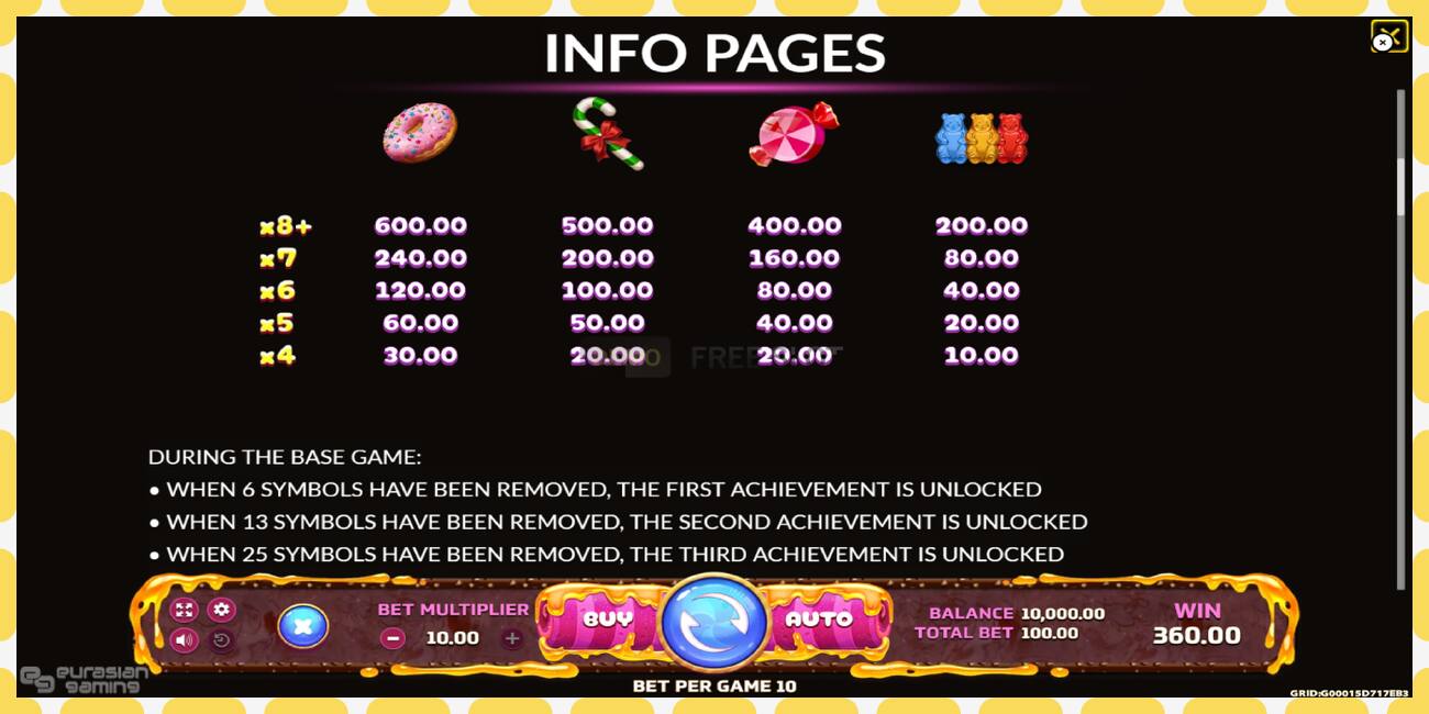 Demo slot Sweetie Crush free and without registration, picture - 1