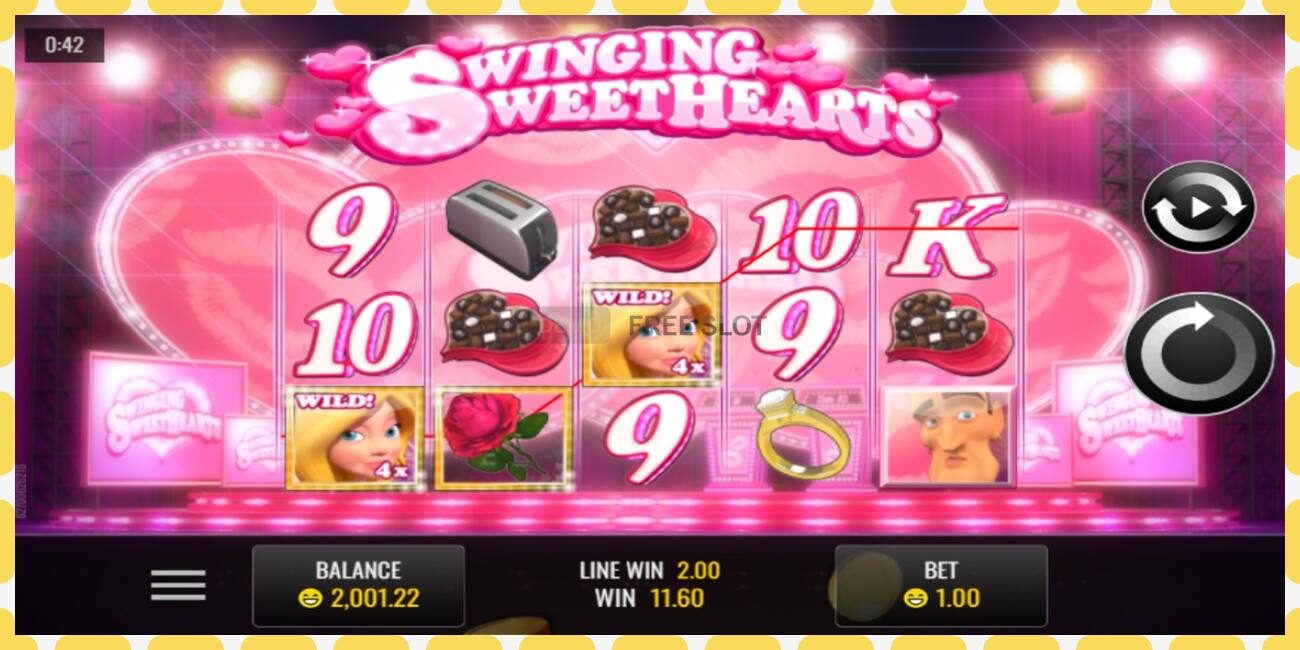 Demo slot Swinging Sweethearts free and without registration, picture - 1