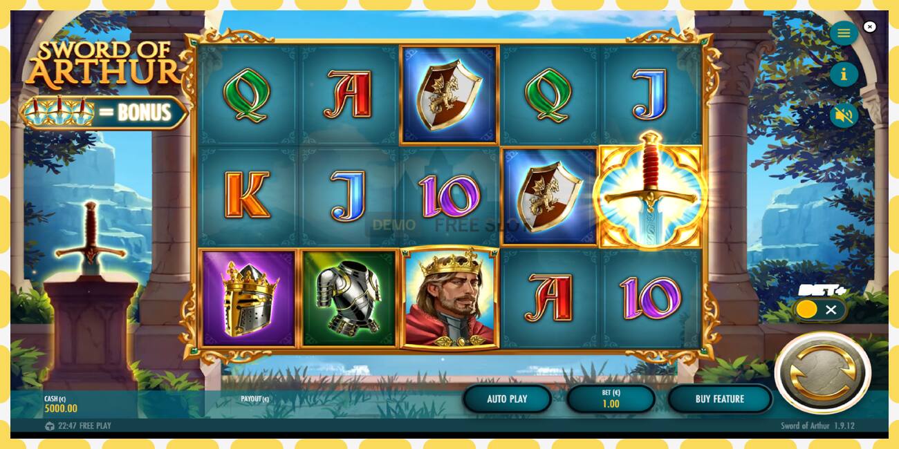 Slot demo Sword of Arthur percuma dan tanpa pendaftaran, gambar - 1