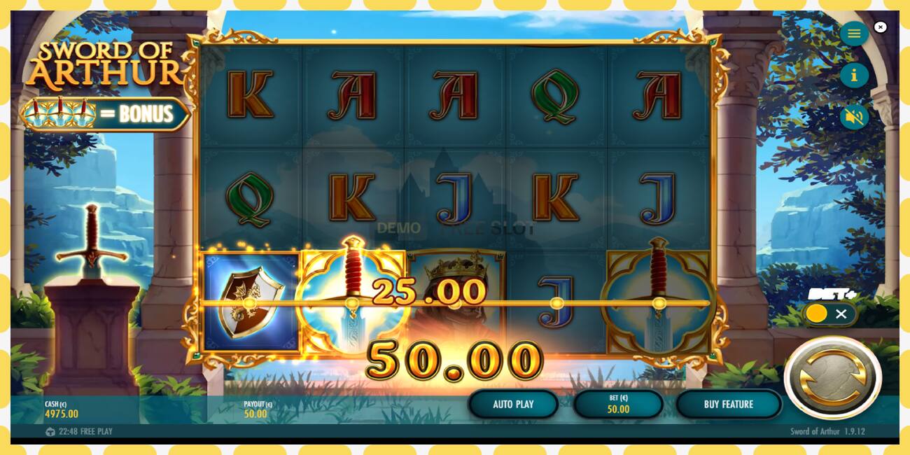 Slot demo Sword of Arthur percuma dan tanpa pendaftaran, gambar - 1