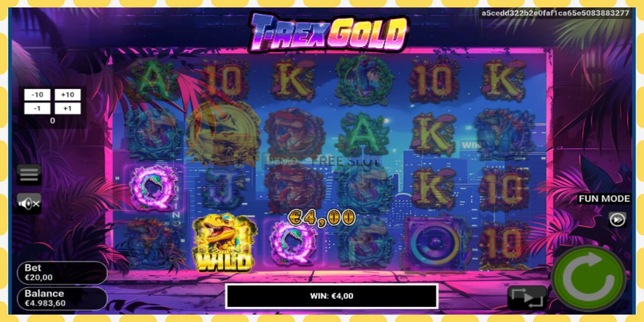 Demo slot T-Rex Gold free and without registration, picture - 1