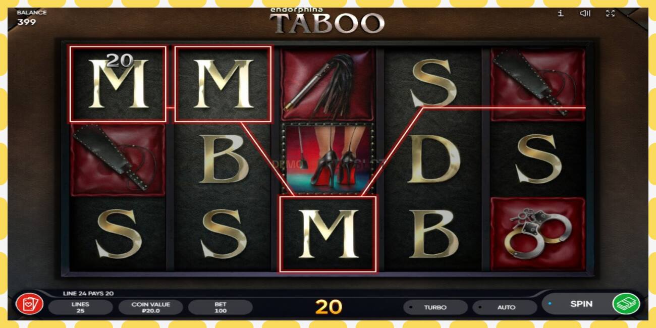 Demo slot Taboo free and without registration, picture - 1