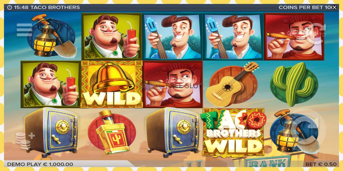 Demo slot Taco Brothers free and without registration, picture - 1