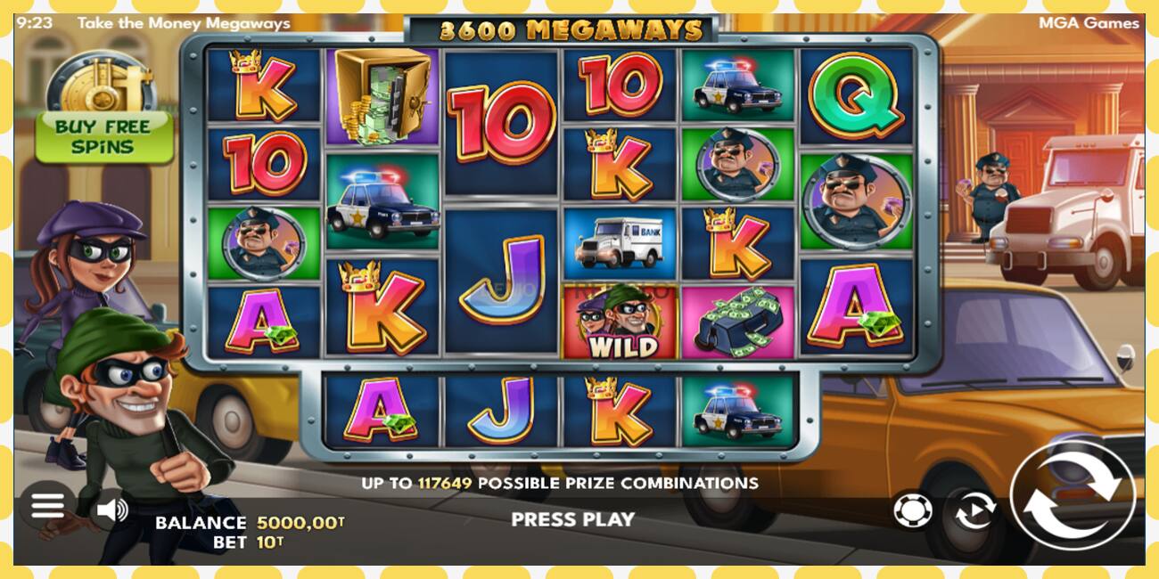 Demo slot Take the Money Megaways free and without registration, picture - 1