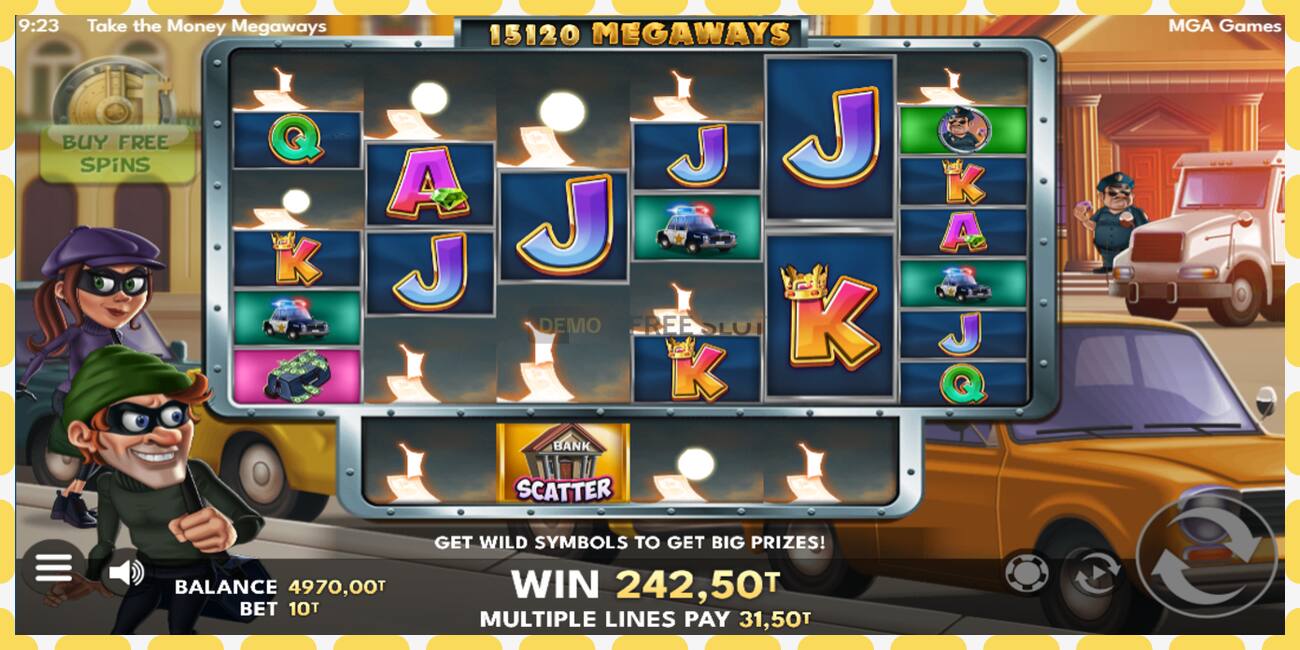 Demo slot Take the Money Megaways free and without registration, picture - 1