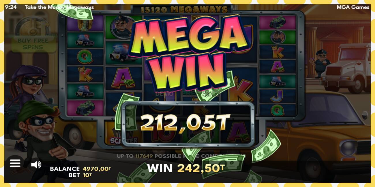 Demo slot Take the Money Megaways free and without registration, picture - 1