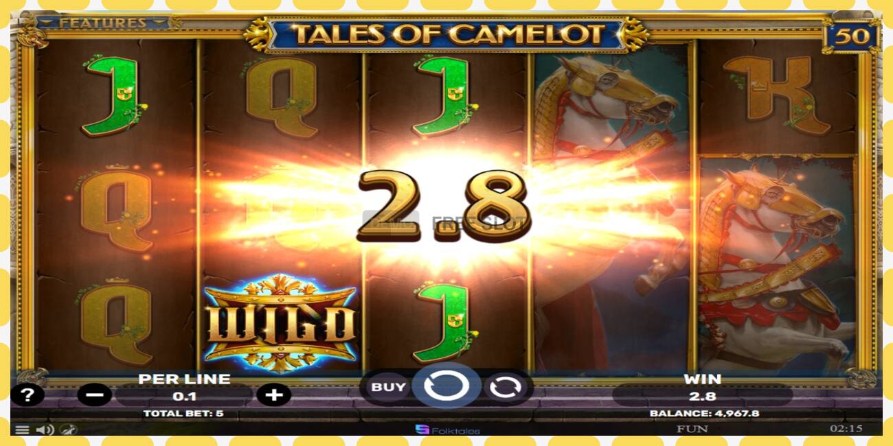 Demo slot Tales of Camelot ingyenes és regisztráció nélkül, kép - 1