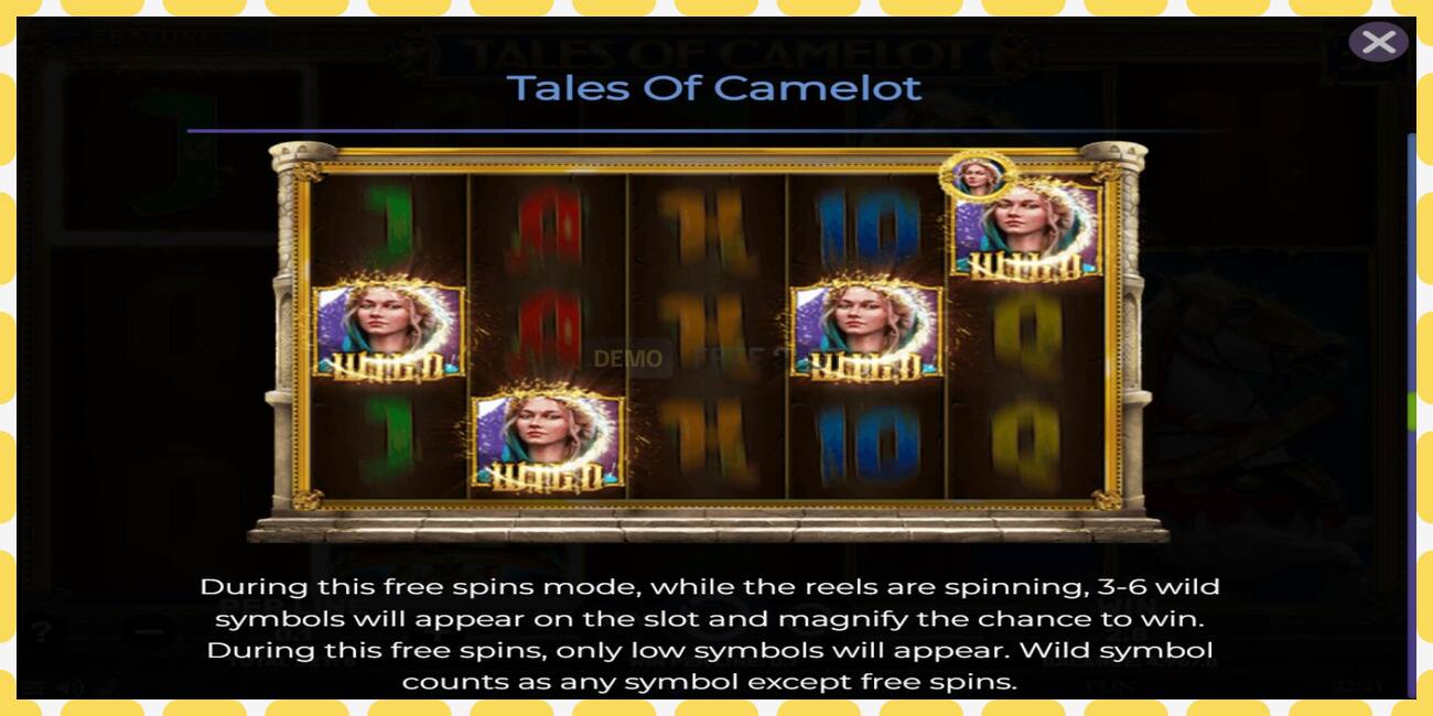 Demo slot Tales of Camelot ingyenes és regisztráció nélkül, kép - 1