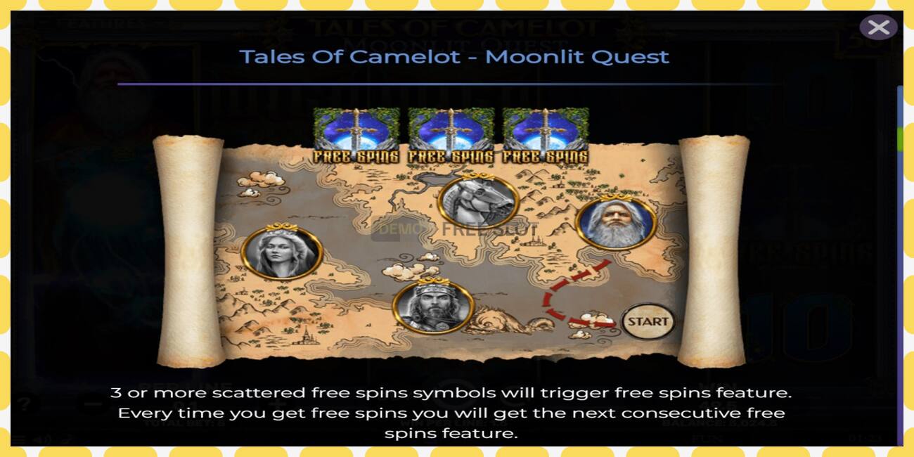 Slot demo Tales of Camelot - Moonlit Quest percuma dan tanpa pendaftaran, gambar - 1