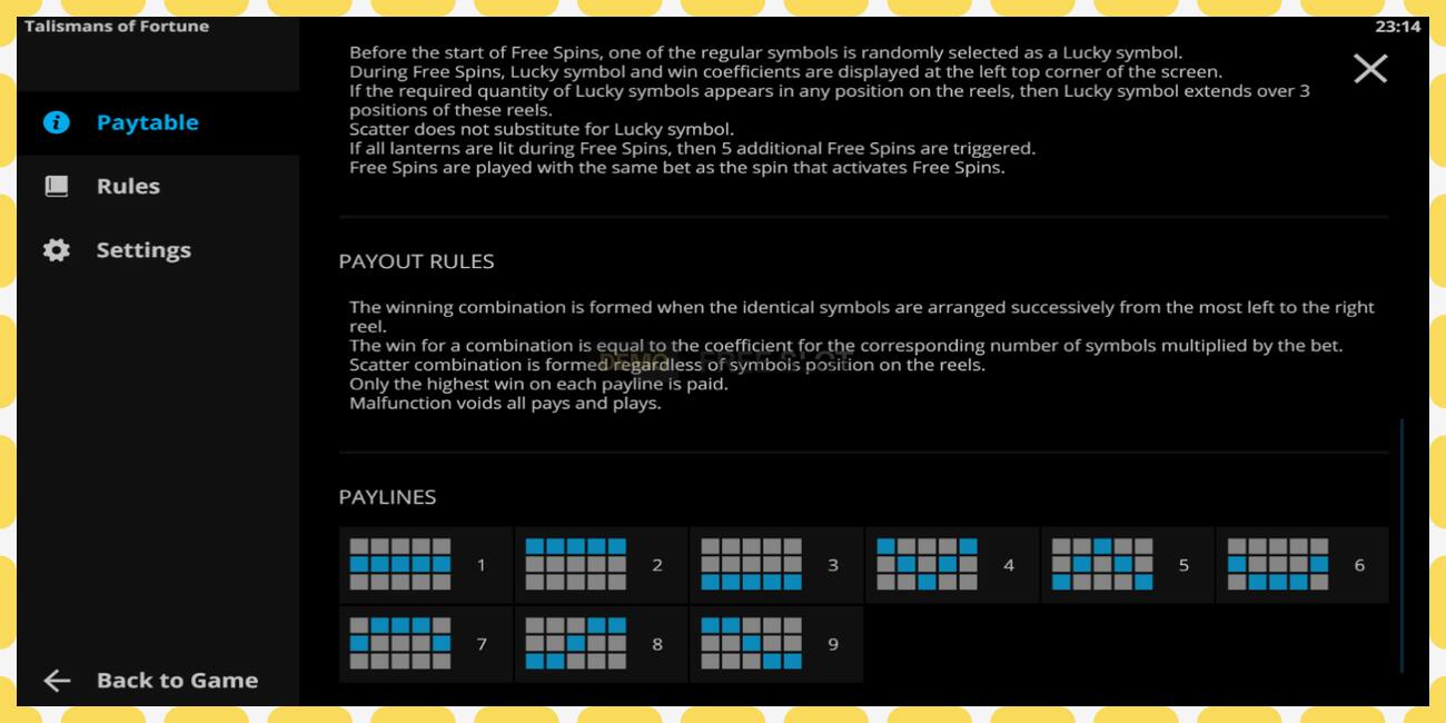 Demo slot Talismans of Fortune free and without registration, picture - 1