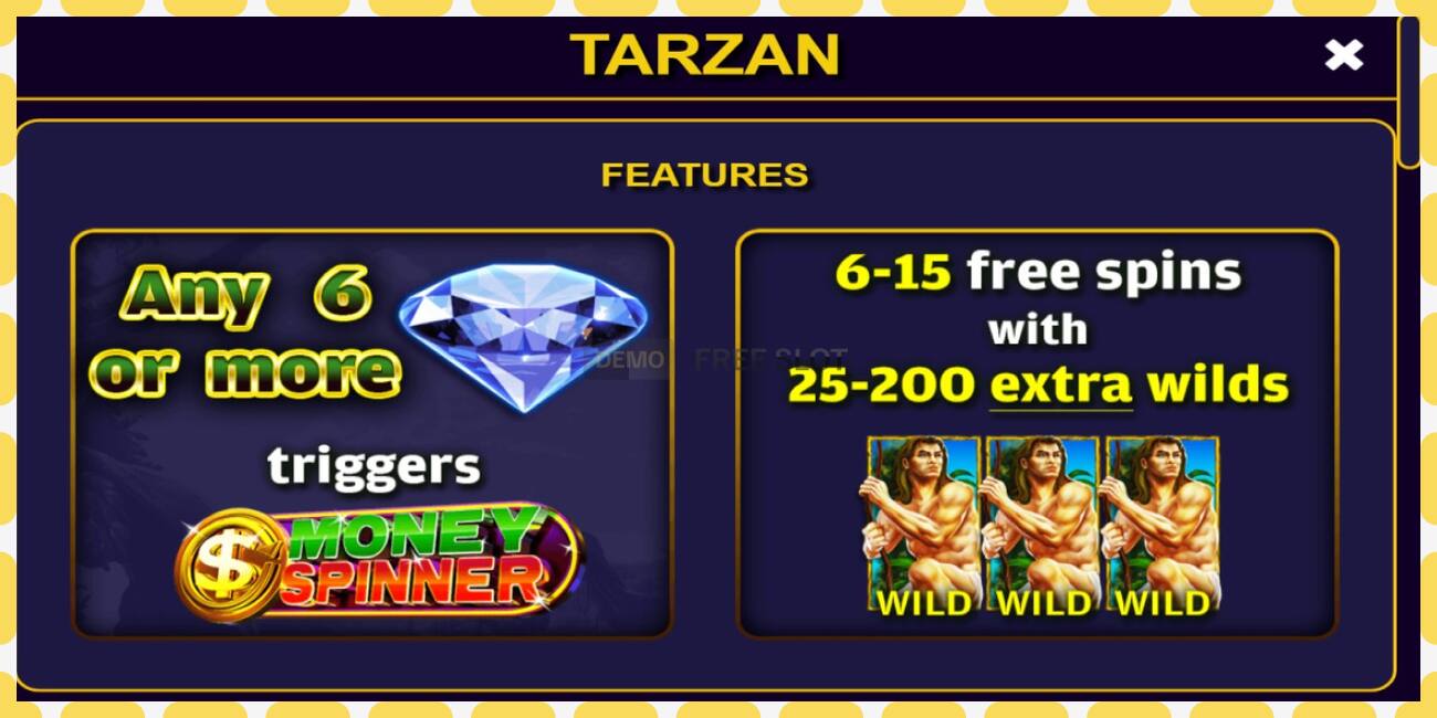 Demo slot Tarzan free and without registration, picture - 1