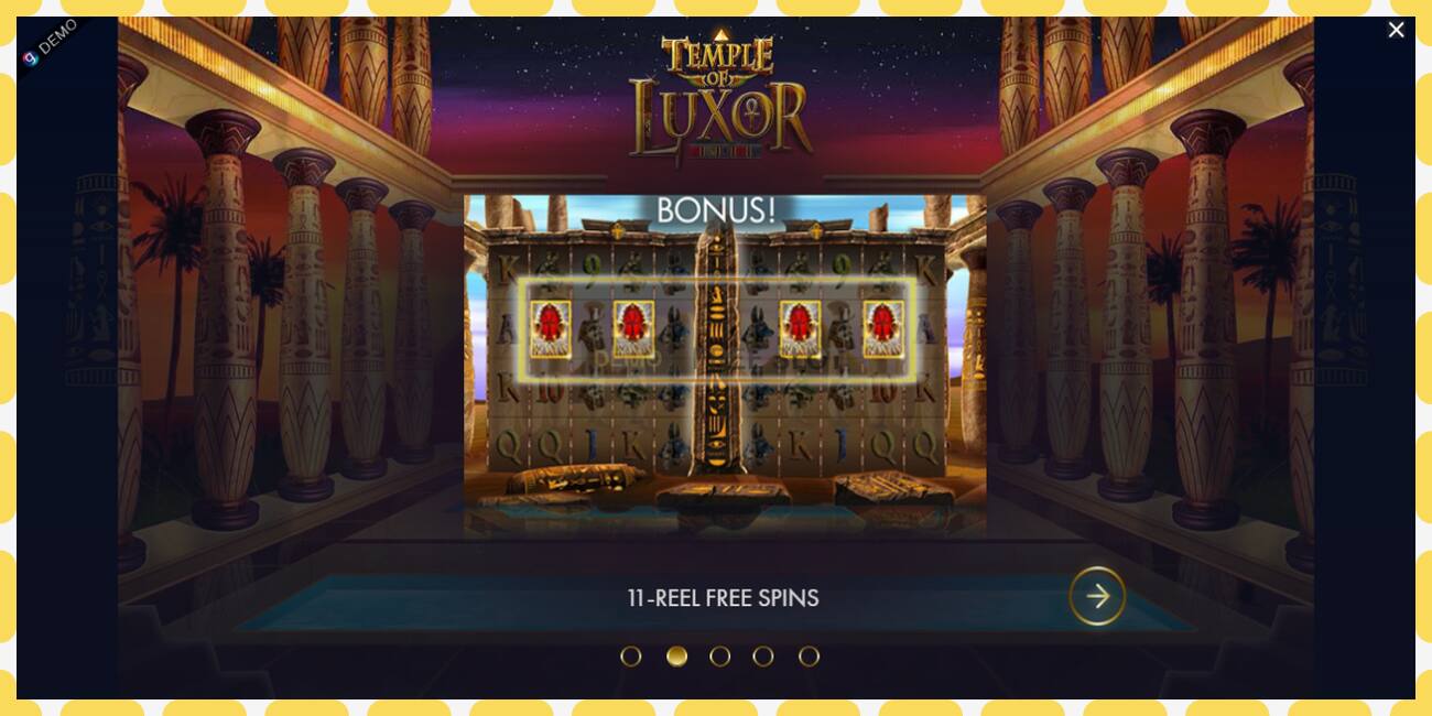 Demo slot Temple of Luxor free and without registration, picture - 1