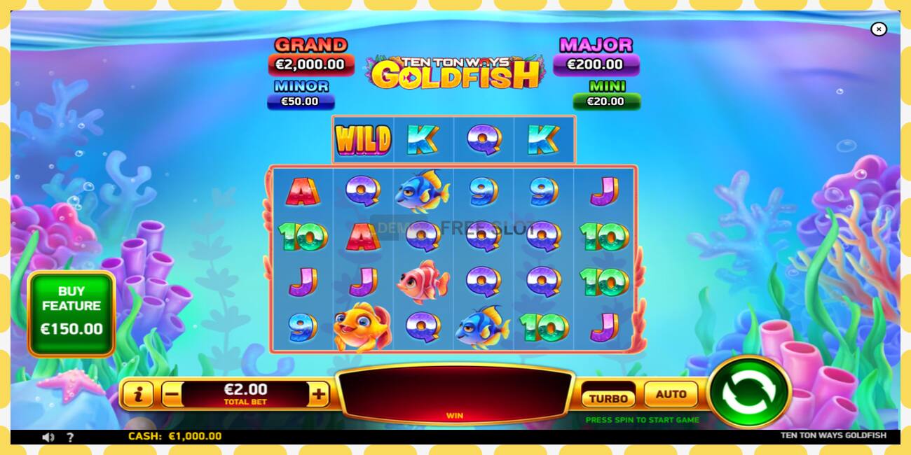 Demo slot Ten Ton Ways Goldfish free and without registration, picture - 1