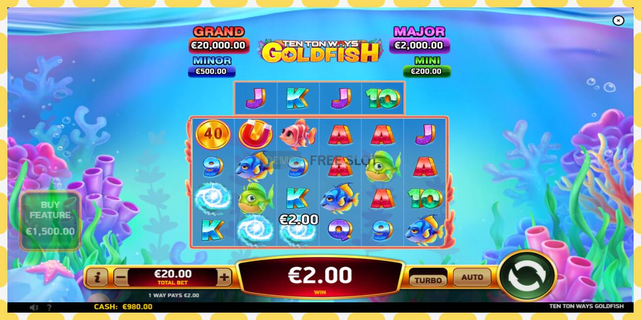 Demo slot Ten Ton Ways Goldfish free and without registration, picture - 1