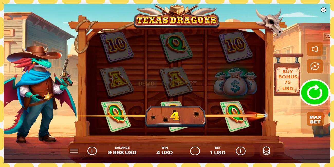 Demo slot Texas Dragons free and without registration, picture - 1