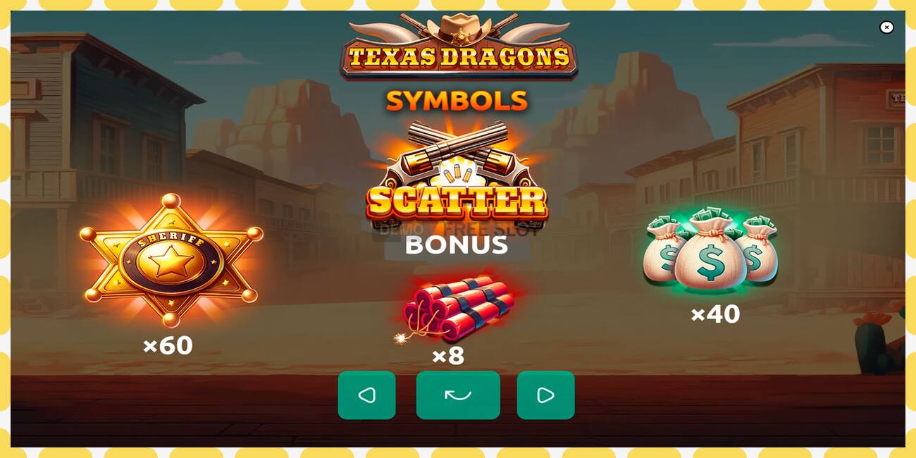 Demo slot Texas Dragons free and without registration, picture - 1