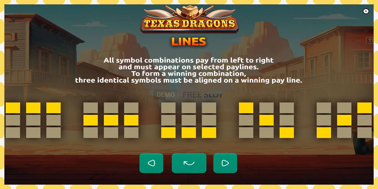 Demo slot Texas Dragons free and without registration, picture - 1