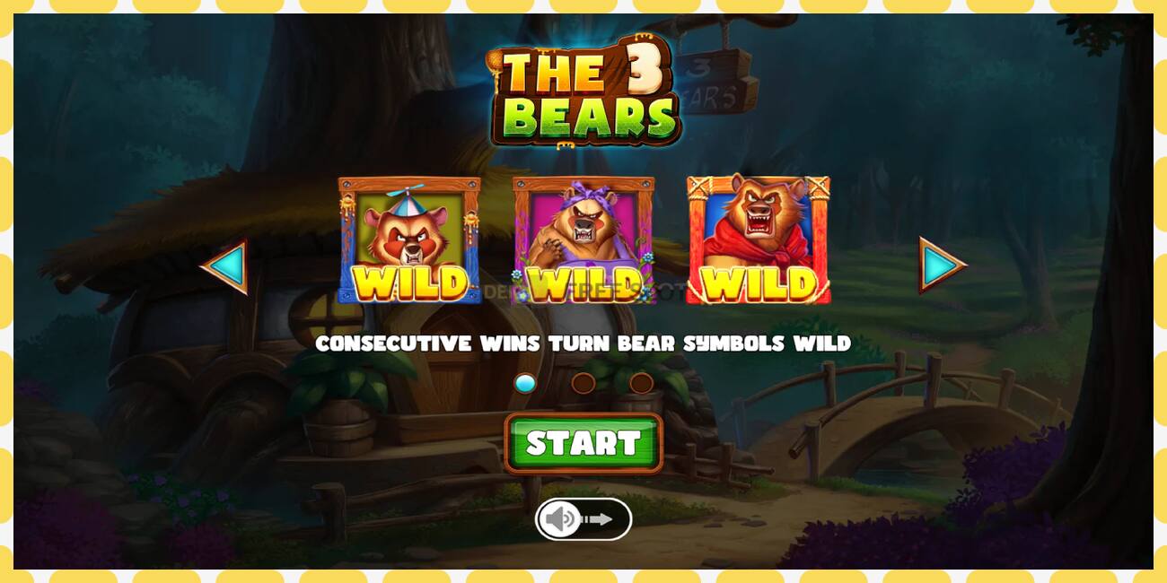 Demo slot The 3 Bears free and without registration, picture - 1