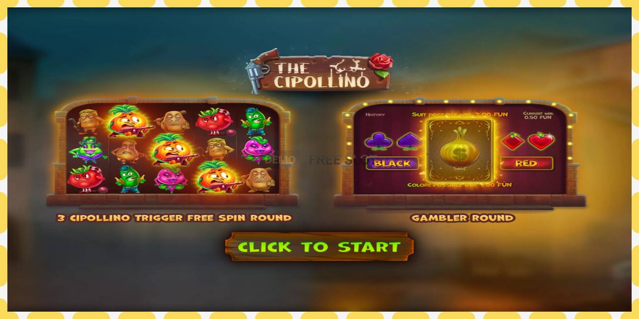 Demo-slot The Cipollino gratis en zonder registratie, afbeelding - 1