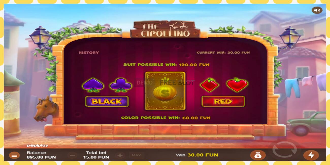 Demo-slot The Cipollino gratis en zonder registratie, afbeelding - 1