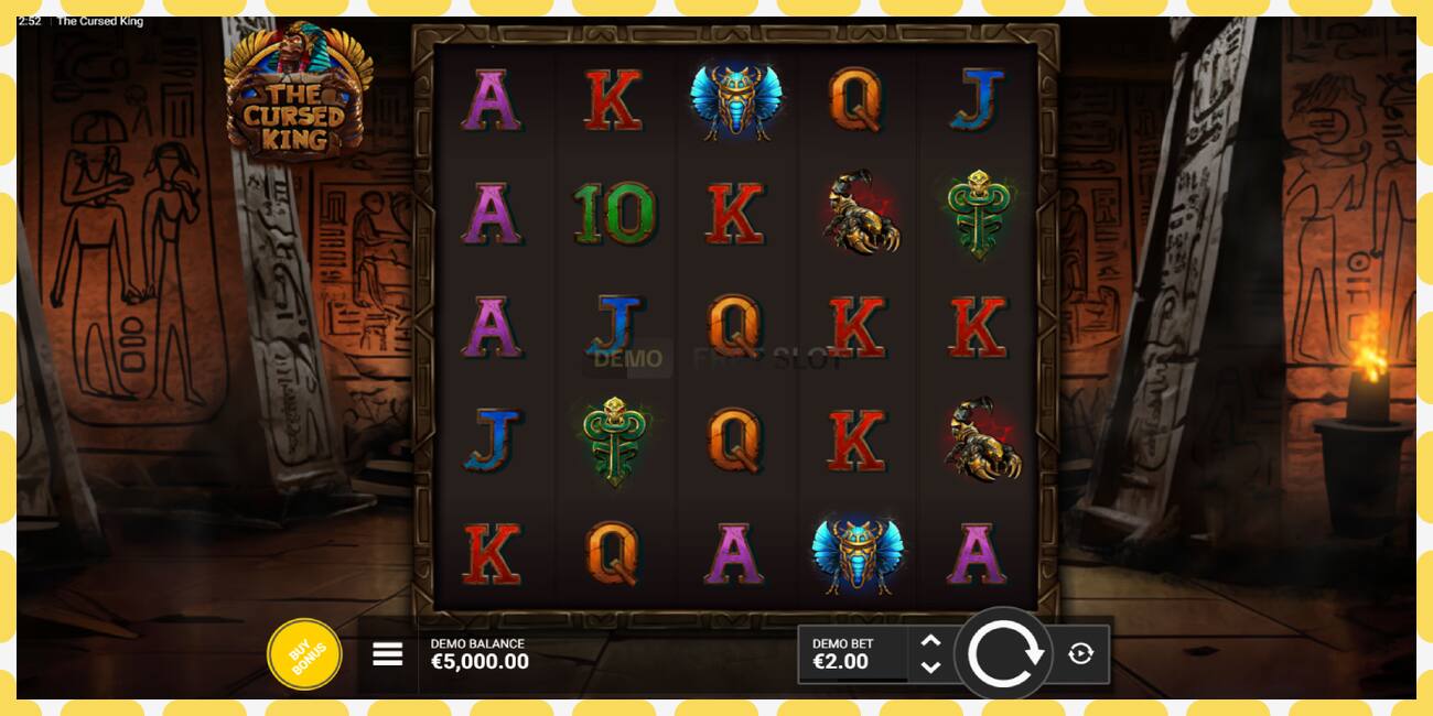 Demo slots The Cursed King bezmaksas un bez reģistrācijas, attēlu - 1