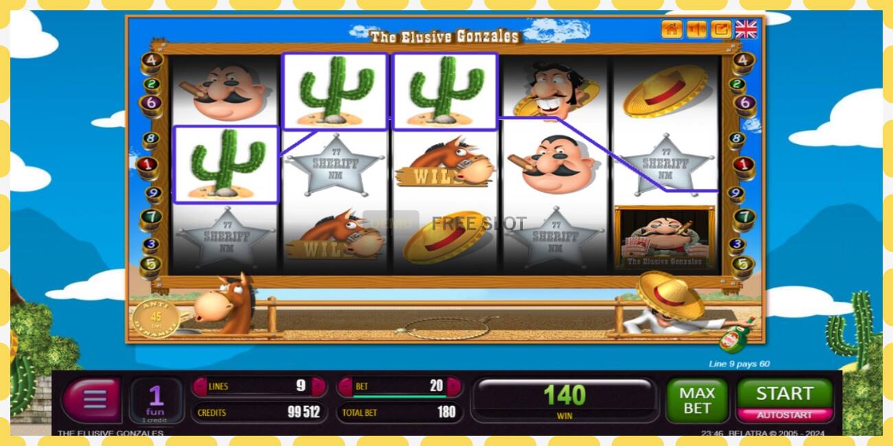 Demo slot The Elusive Gonzales free and without registration, picture - 1