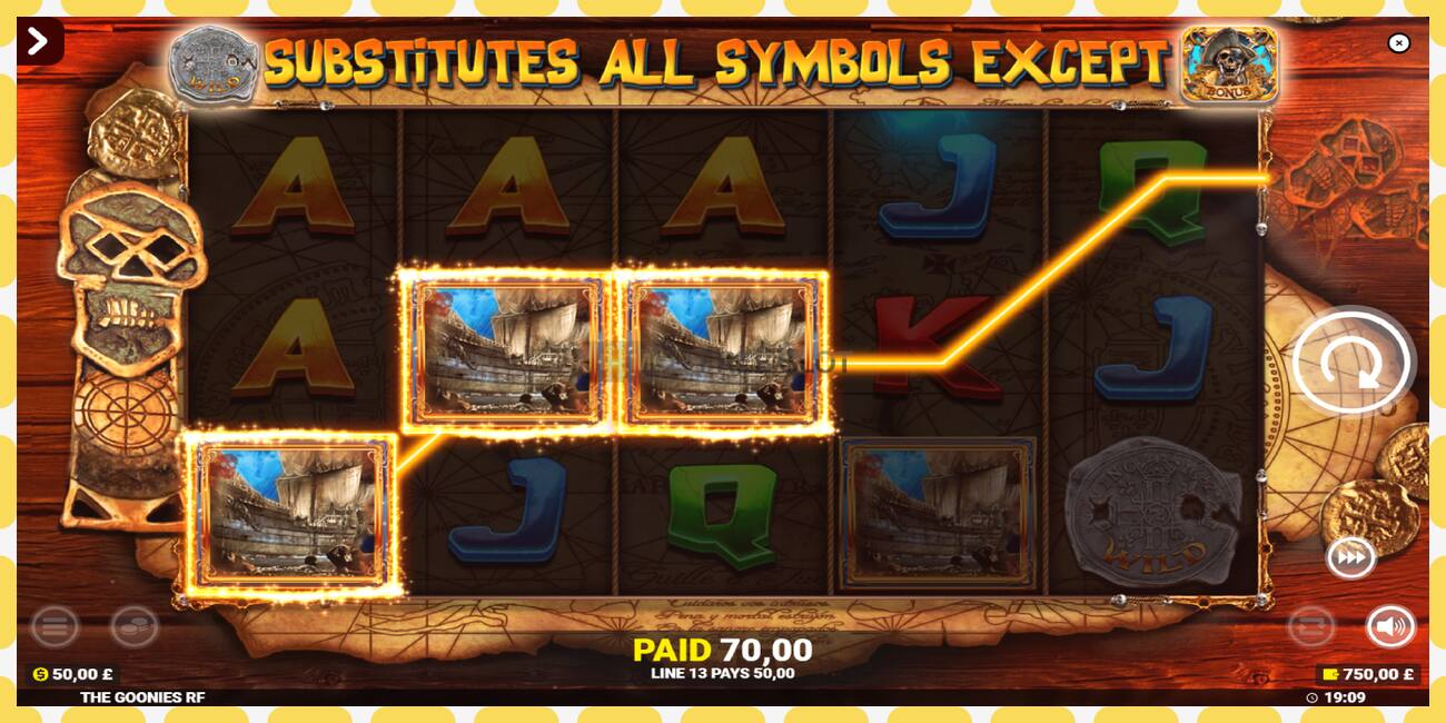 Demo slot The Goonies Deluxe Rapid Fire Jackpots free and without registration, picture - 1