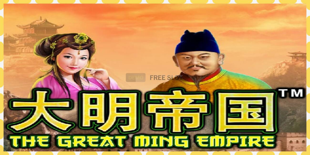 Demo slot The Great Ming Empire free and without registration, picture - 1