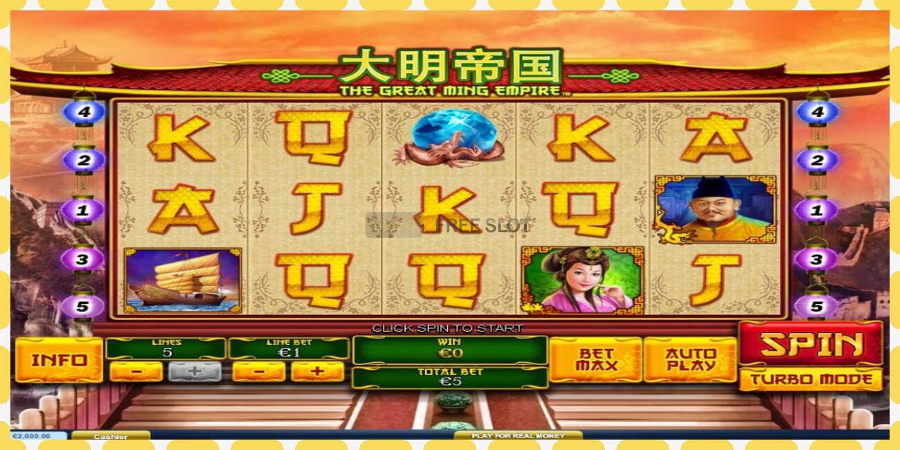 Demo slot The Great Ming Empire free and without registration, picture - 1