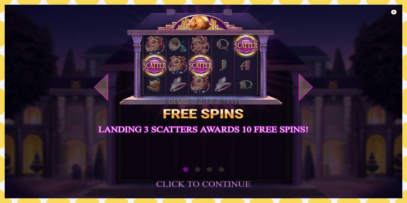 Slot dimostrativo The Great Pigsby Dream Drop gratuito e senza registrazione, immagine - 1