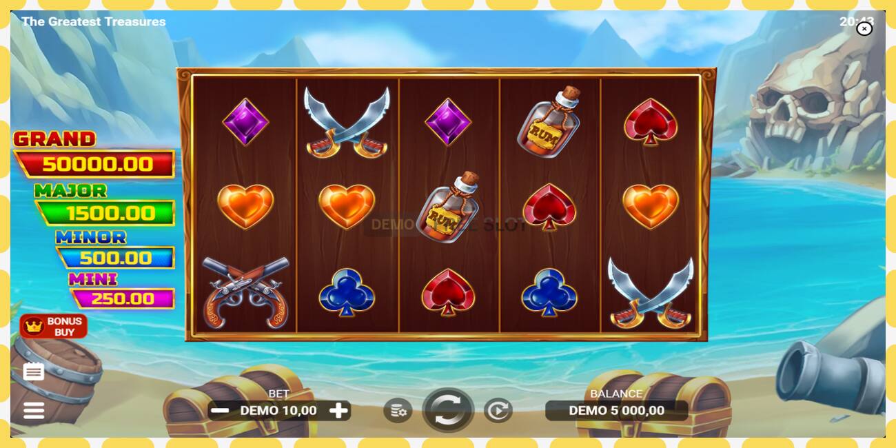 Demo slot The Greatest Treasures free and without registration, picture - 1