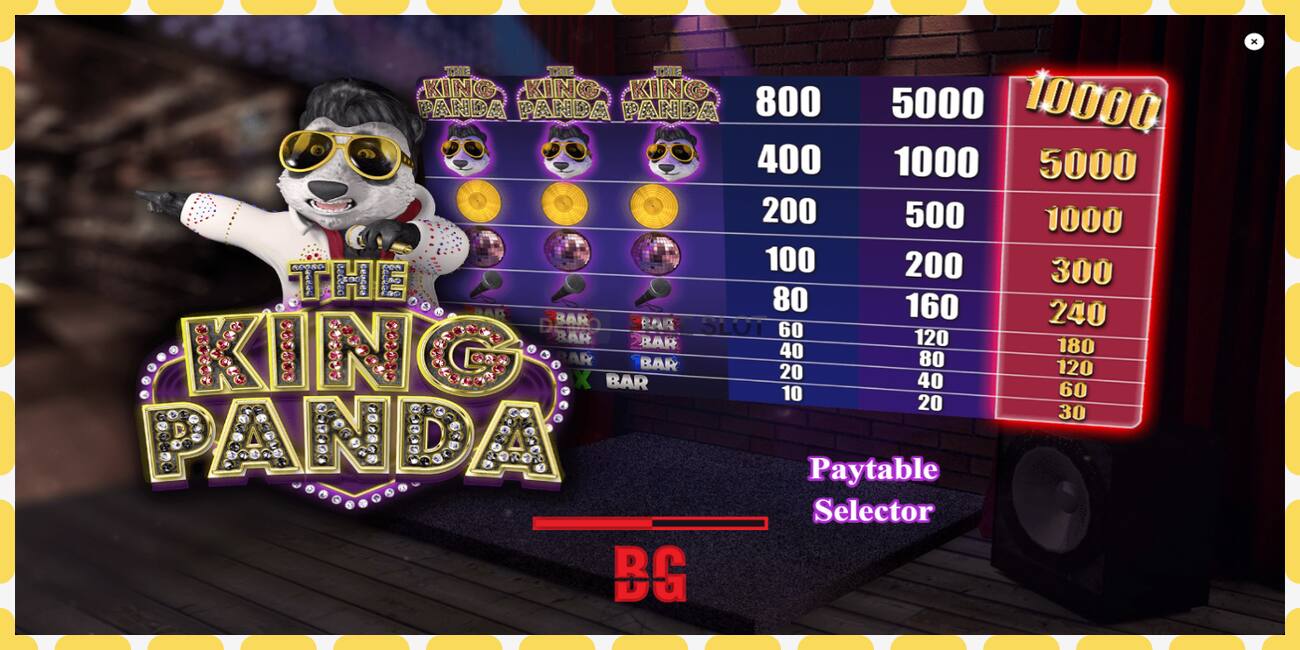 Demo slot The King Panda free and without registration, picture - 1