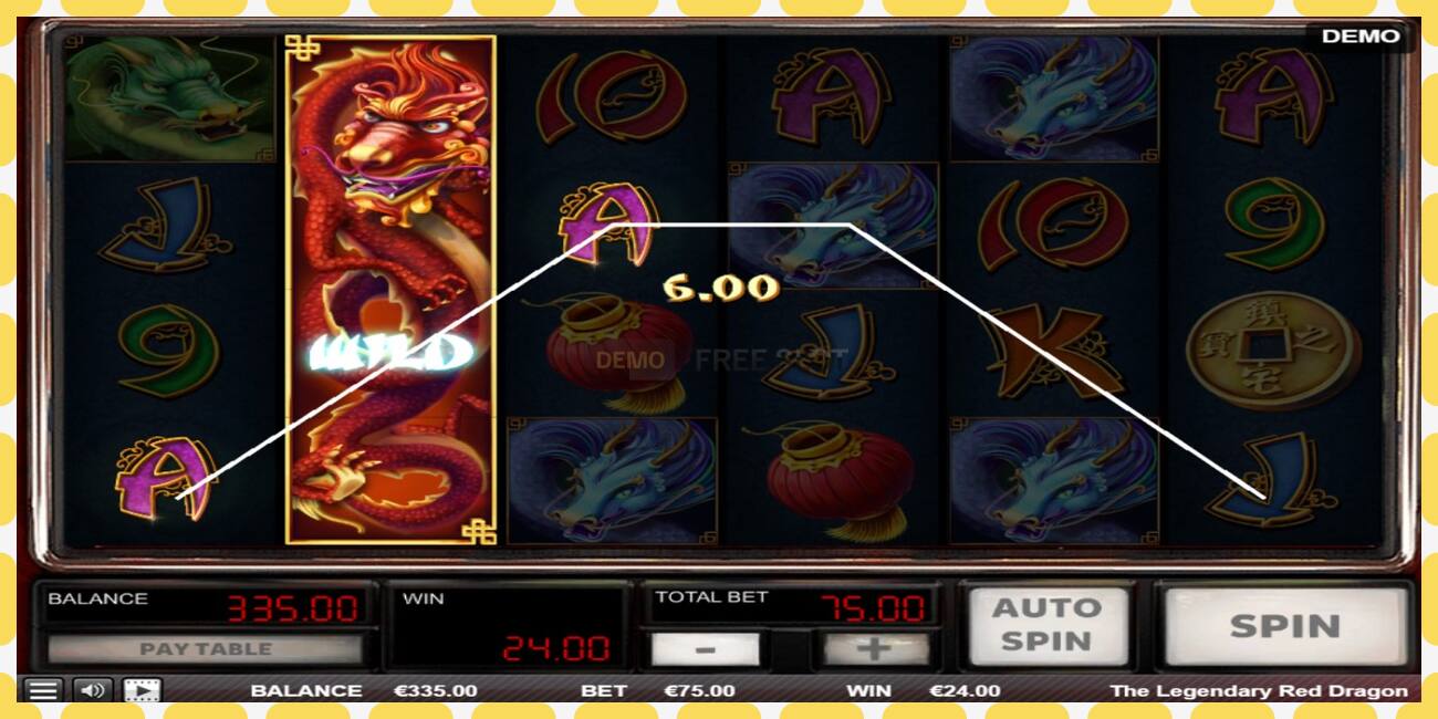 Demo slot The Legendary Red Dragon free and without registration, picture - 1