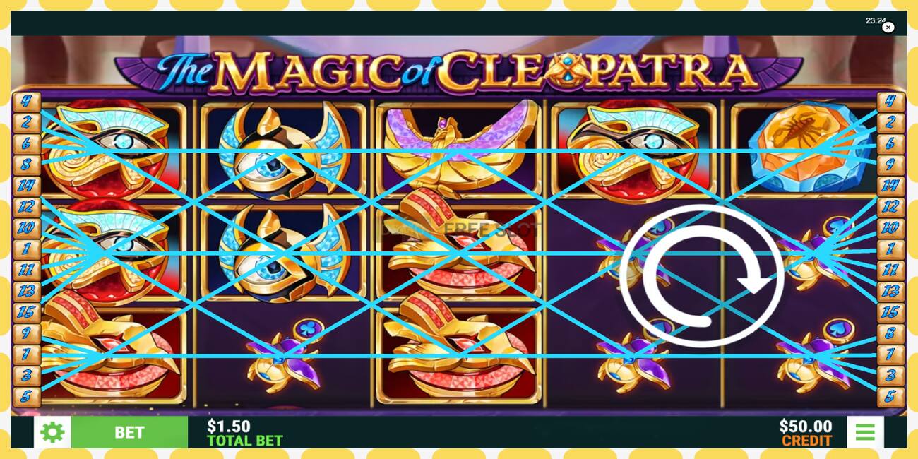 Demo slot The Magic of Cleopatra ingyenes és regisztráció nélkül, kép - 1