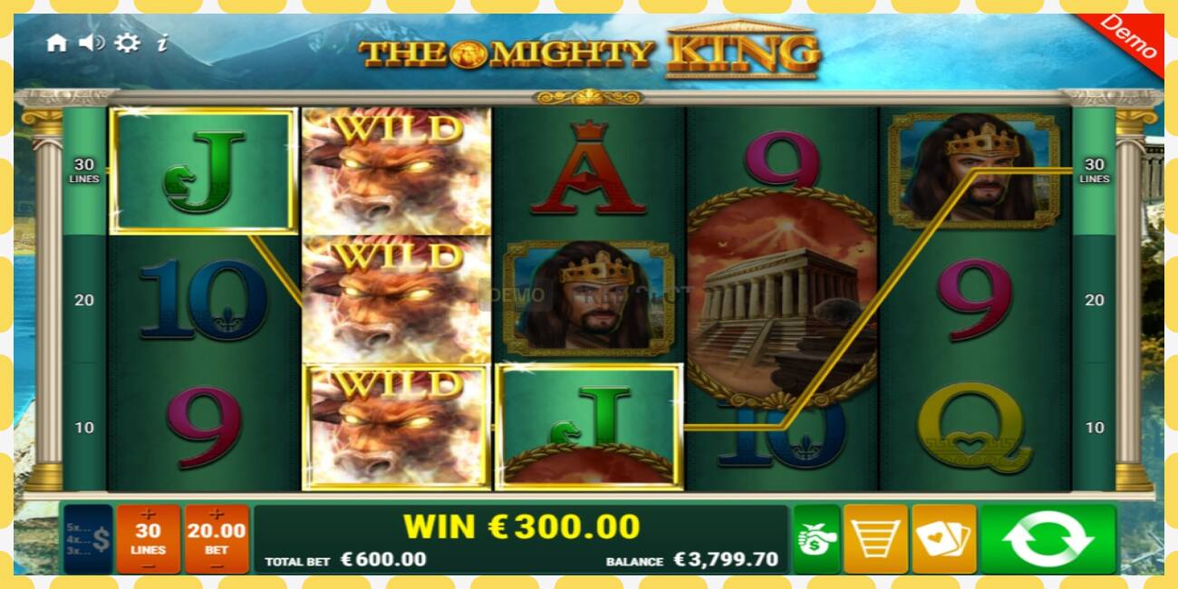 Slot demo The Mighty King percuma dan tanpa pendaftaran, gambar - 1