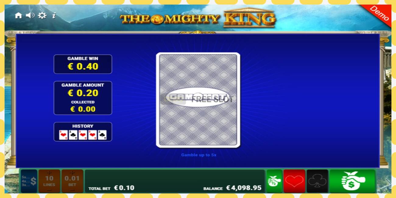 Demo slot The Mighty King free and without registration, picture - 1