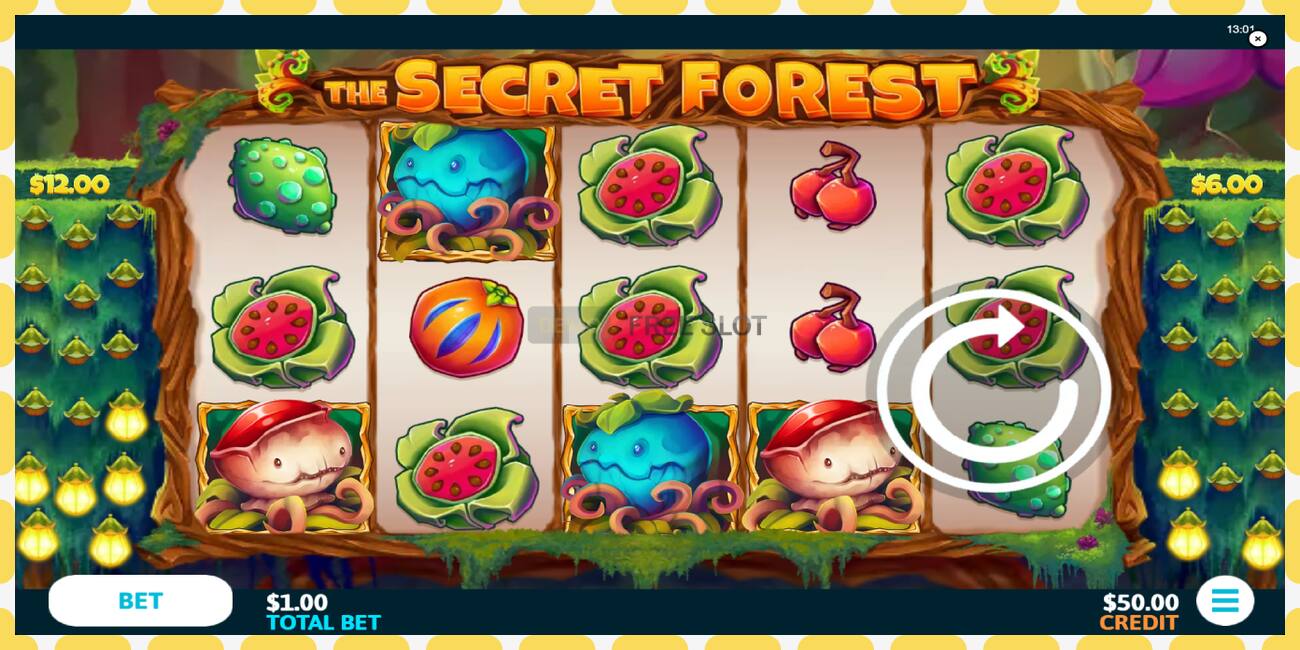 រន្ធដោតសាកល្បង The Secret Forest ឥតគិតថ្លៃនិងដោយគ្មានការចុះឈ្មោះ, រូបភាព - ១