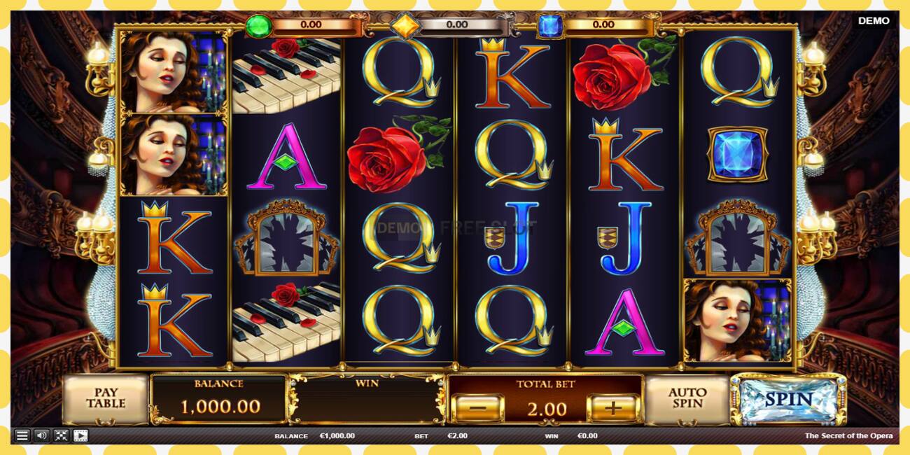 Demo slot The Secret of the Opera free and without registration, picture - 1