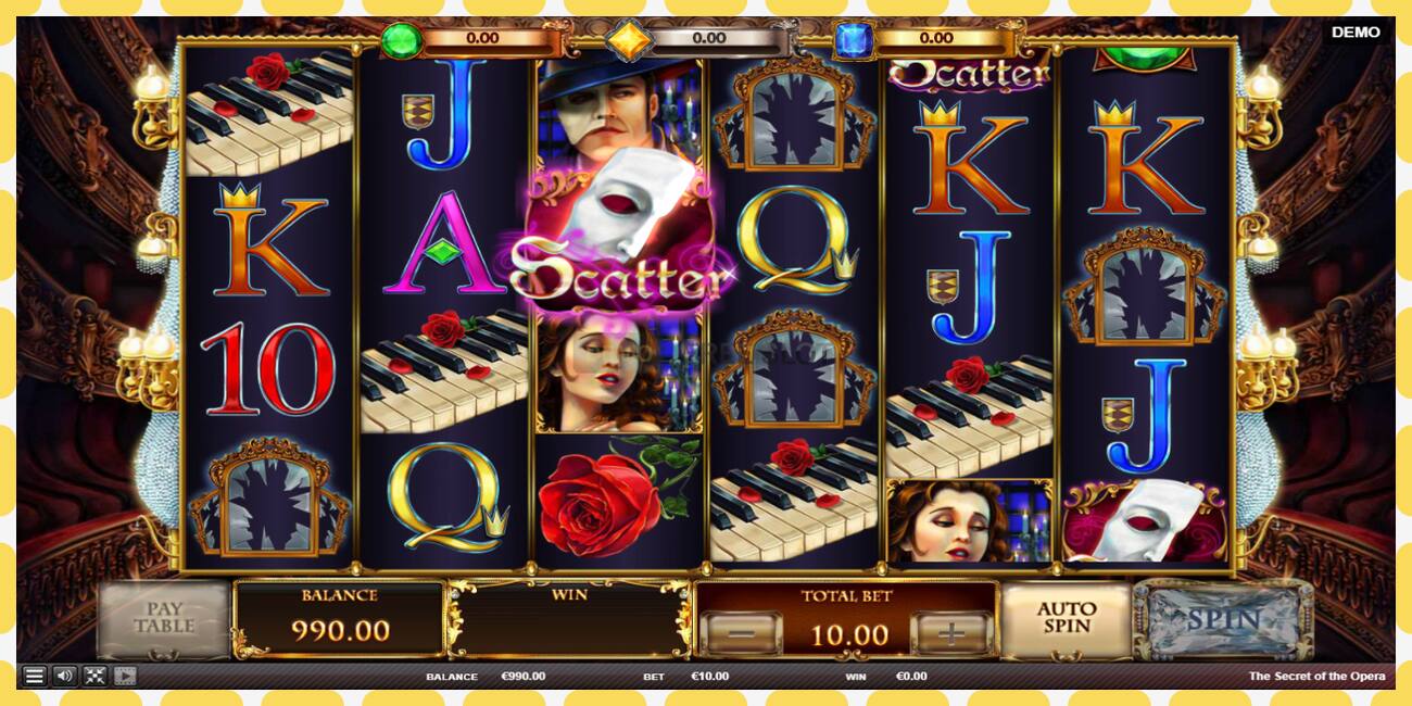 Demo slot The Secret of the Opera free and without registration, picture - 1