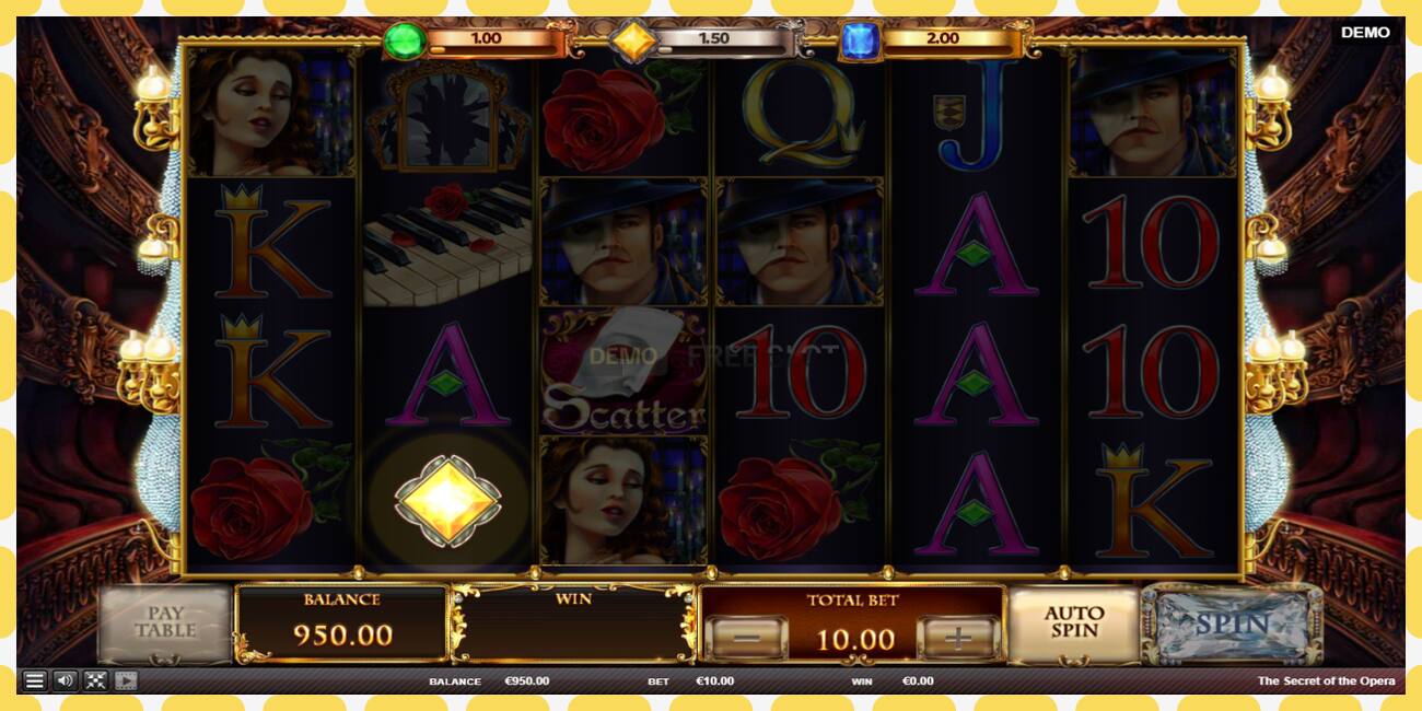 Demo slot The Secret of the Opera free and without registration, picture - 1