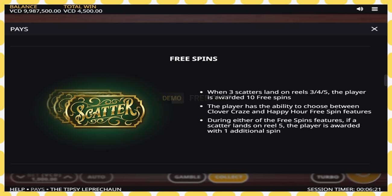 Demo slot The Tipsy Leprechaun free and without registration, picture - 1