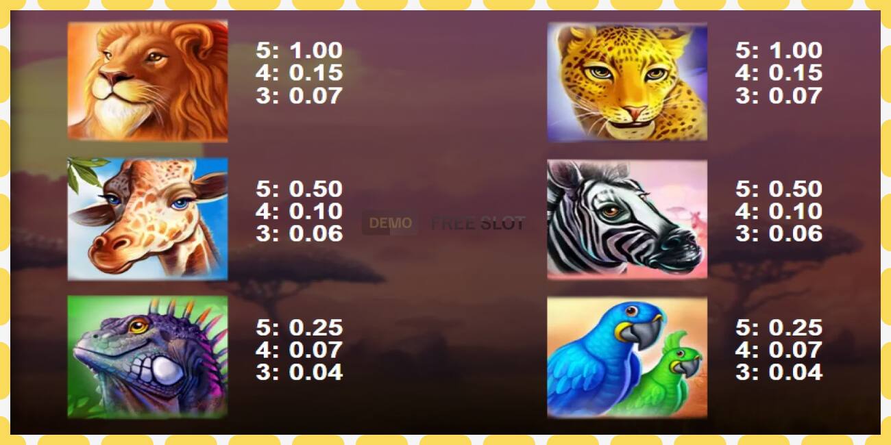 Demo slot The Wild Rhino නොමිලේ සහ ලියාපදිංචියකින් තොරව, පින්තූරය - 1