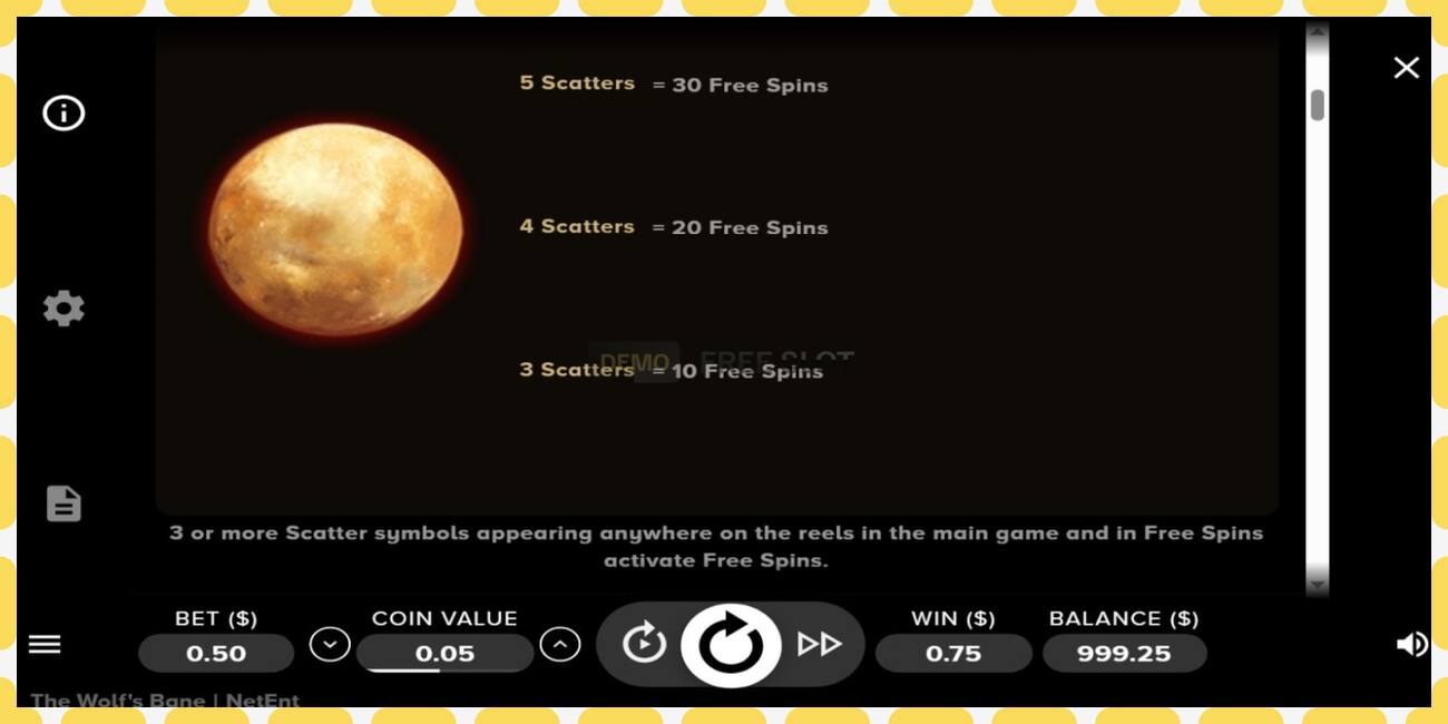 Demo slot The Wolf’s Bane free and without registration, picture - 1